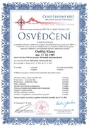 Certifikát ZZA